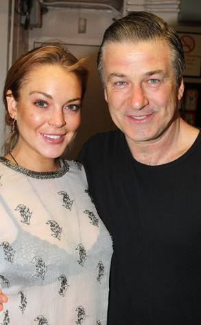 Lindsay Lohan, Alec Baldwin Lindsay Lohan, Alec Baldwin